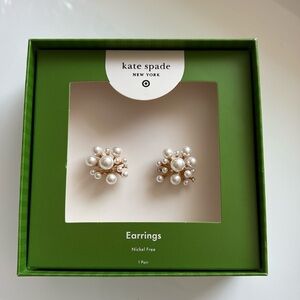 kate spade Pearl Cluster Earrings